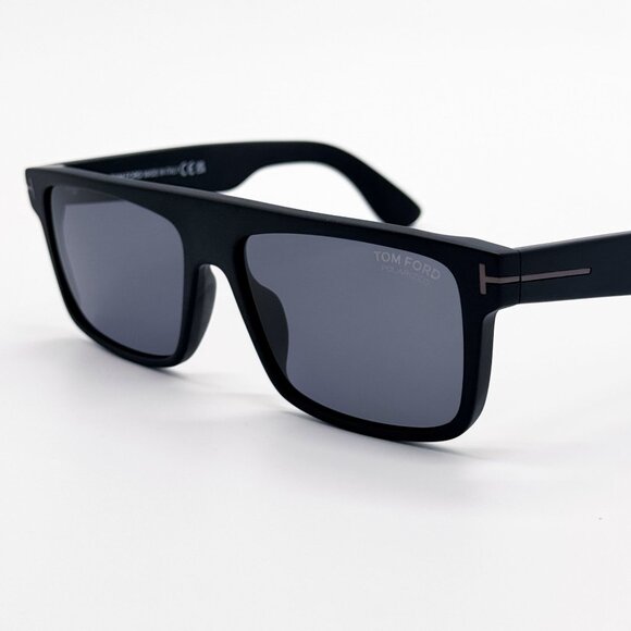 NEW TOM FORD SUNGLASSES PHILIPPE-02 TF999/D Polarized 02D BLACK MEN SUNGLASSES - Picture 5 of 8